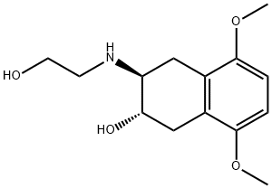 5,8-dimethoxy-2-(2-hydroxyethyl)amino-3-hydroxy-1,2,3,4-tetrahydronaphthalene Structure