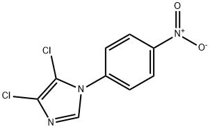 4,5-DICHLORO-1-(4-NITROPHENYL)IMIDAZOLE Structure