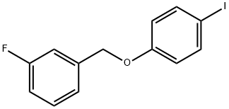 1-((4-iodophenoxy)methyl)-3-fluorobenzene Structure