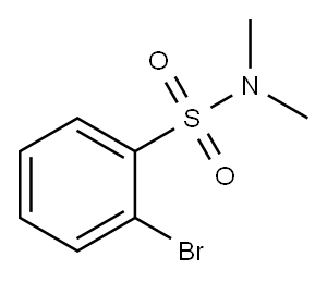 2-Bromo-N,N-dimethylbenzenesulphonamide Structure
