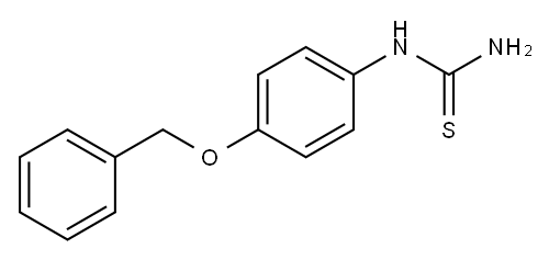 1-(4-BENZYLOXYPHENYL)-2-THIOUREA Structure