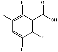 2,3,5,6-Tetrafluorobenzoic acid Structure