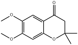 6,7-DIMETHOXY-2,2-DIMETHYL-4-CHLOROMANONE Structure