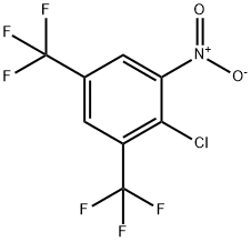 2-CHLORO-1-NITRO-3,5-BIS-TRIFLUOROMETHYL-BENZENE Structure