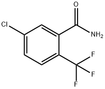5-CHLORO-2-(TRIFLUOROMETHYL)BENZAMIDE Structure