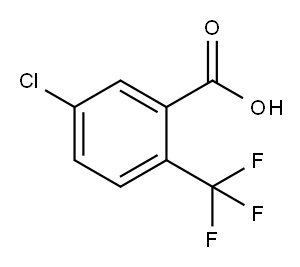 5-Chloro-2-(trifluoromethyl)benzoicacid Structure