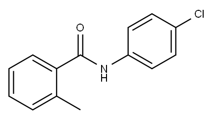 N-(4-chlorophenyl)-2-methyl-benzamide Structure