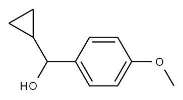 alpha-cyclopropyl-4-methoxybenzyl alcohol Structure