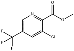 2-Pyridinecarboxylic  acid,3-chloro-5-(trifluoromethyl)-,methyl  ester Structure