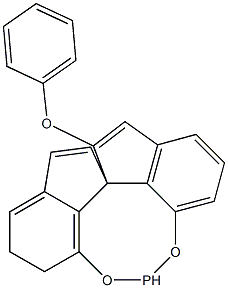 (11AR)-(+)-10,11,12,13-TETRAHYDRODIINDENO[7,1-DE:1',7'-FG][1,3,2]DIOXAPHOSPHOCIN-5-PHENOXY Structure