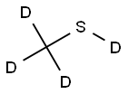 METHANETHIOL-D4 Structure
