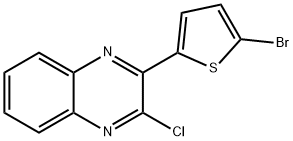 2-(5-BROMO-2-THIENYL)-3-CHLOROQUINOXALINE Structure