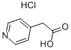4-Pyridineacetic acid hydrochloride Structure