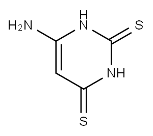 6-Amino-2,4-dithiouracil Structure