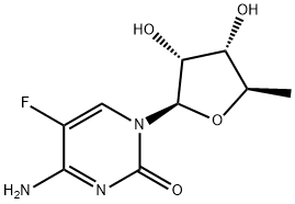 5'-Deoxy-5-fluorocytidine Structure