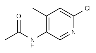 N-(6-chloro-4-methyl-pyridin-3-yl)acetamide Structure