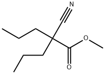 METHYL 2-CYANO-2-PROPYLPENTANOATE Structure