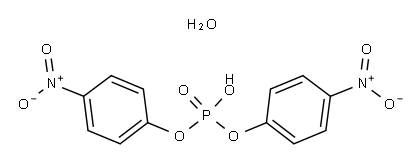 BIS(4-NITROPHENYL) PHOSPHATE HYDRATE Structure