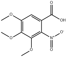 3,4,5-TRIMETHOXY-2-NITROBENZOIC ACID Structure