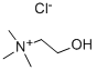 Choline chloride Structure