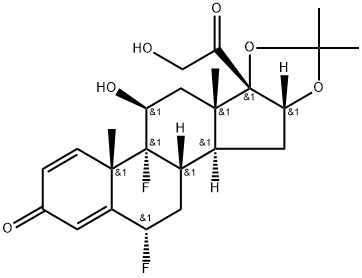 fluocinolone16,17-acetonide Structure