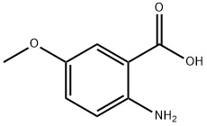 2-Amino-5-methoxybenzoic acid  Structure