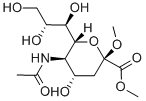 2-O-Methyl-b-D-N-acetylneuraminicacidmethylester Structure