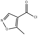 5-METHYL-4-ISOXAZOLECARBONYL CHLORIDE Structure