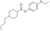 4-Ethoxyphenyl 4-butylcyclohexanecarboxylate Structure