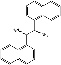 (S,  S)-1,2-Bis(1-naphthyl)-1,2-ethanediamine  dihydrochloride Structure