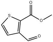3-Formylthiophene-2-carboxylic acid methyl ester Structure