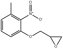 3-methyl-2-nitro-1-(2,3-epoxypropoxy)benzene Structure