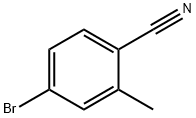 4-Bromo-2-methylbenzonitrile Structure