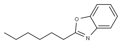 2-Hexylbenzoxazole Structure