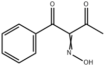 1-PHENYL-1,2,3-BUTANETRIONE 2-OXIME Structure