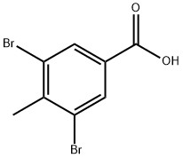 3,5-DIBROMO-4-METHYLBENZOIC ACID Structure