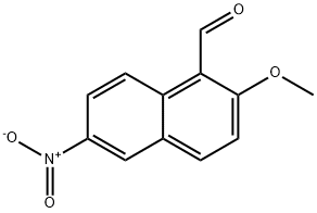 2-METHOXY-6-NITRONAPHTHALENE-1-CARBOXALDEHYDE Structure