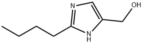 2-Butyl-5-hydroxymethylimidazole Structure