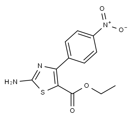 2-AMINO-4-(4-NITROPHENYL)-5-THIAZOLECARBOXYLIC ACID ETHYL ESTER Structure
