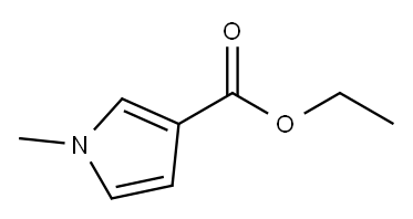 1H-Pyrrole-3-carboxylicacid,1-methyl-,ethylester(9CI) Structure