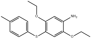 2,5-Diethoxy-4-((4-methylphenyl)thio)aniline Structure