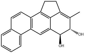 trans-3-Methyl-4,5-dihydrocholanthrene-4,5-diol Structure
