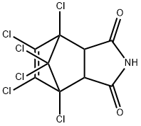 1,4,5,6,7,7-HEXACHLOROBICYCLO(2.2.1)-5-HEPTENE-2,3-DICARBOXIMIDE Structure
