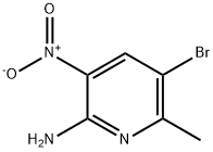 5-bromo-6-methyl-3-nitropyridin-2-amine Structure