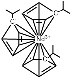 TRIS(ISOPROPYLCYCLOPENTADIENYL)NEODYMIUM Structure