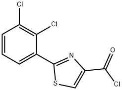 2-(2,3-DICHLOROPHENYL)-1,3-THIAZOLE-4-CARBONYL CHLORIDE Structure