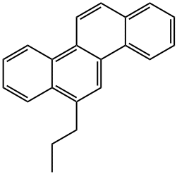 6-N-PROPYLCHRYSENE Structure