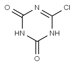 6-chloro-1,3,5-triazine-2,4(1H,3H)-dione  Structure
