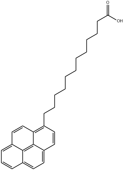 1-PYRENEDODECANOIC ACID Structure