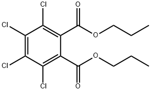 TETRACHLOROPHTHALIC ACID DI-N-PROPYL ESTER Structure